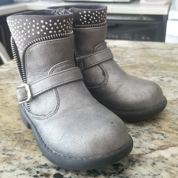 B-Cool Browns Metallic Boots Toddler - Picture 1 of 9